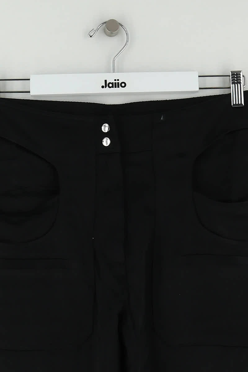 Pantalon droit The Kooples Noir en Viscose