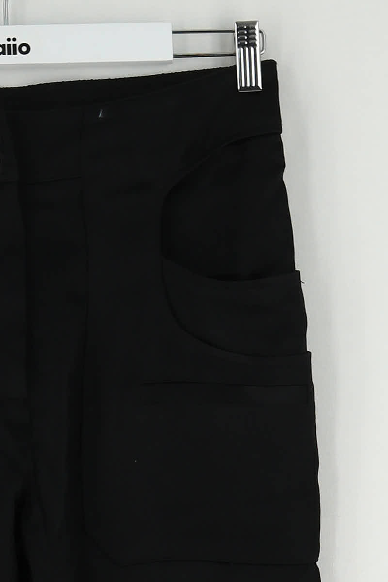 Pantalon droit The Kooples Noir en Viscose