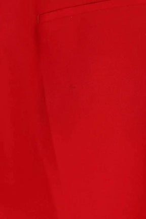 Pantalon droit The Kooples Rouge en Synthétique