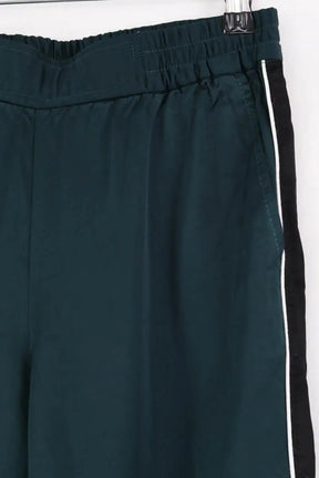 Pantalon droit The Kooples Vert en Synthétique
