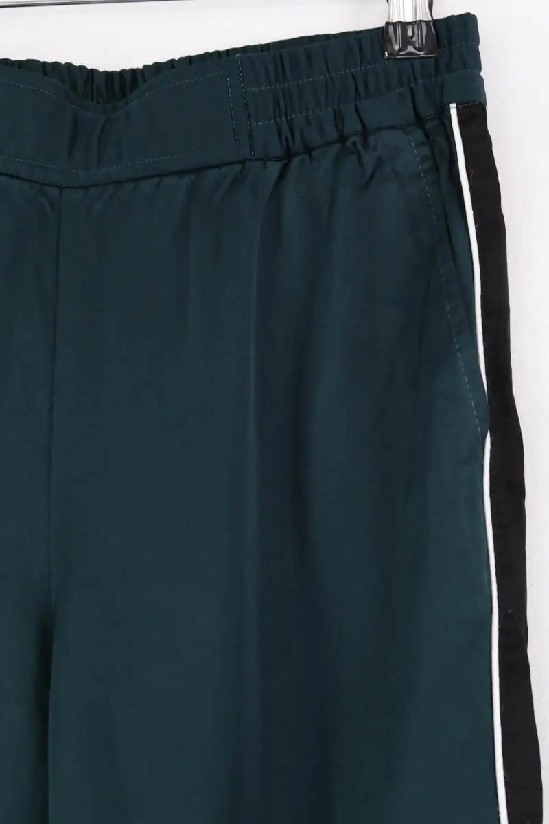 Pantalon droit The Kooples Vert en Synthétique