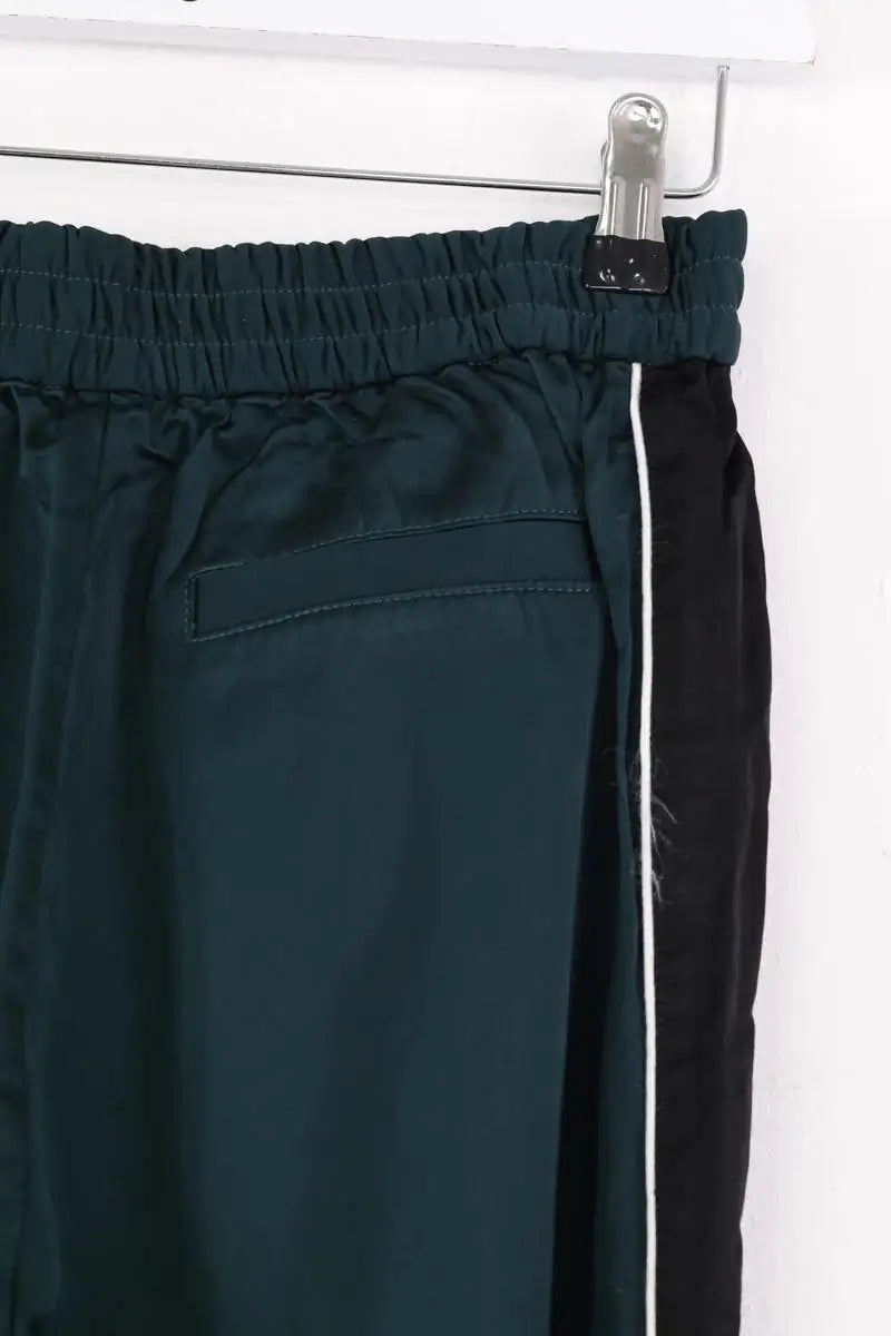 Pantalon droit The Kooples Vert en Synthétique