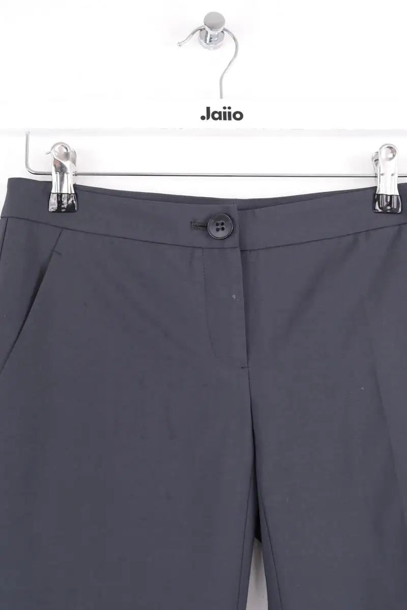 Pantalon droit Theory Gris en Laine