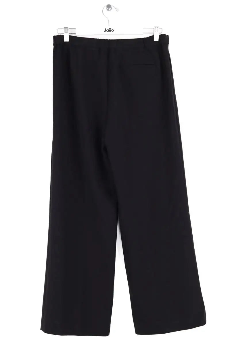 Pantalon droit Theory Noir en Synthétique