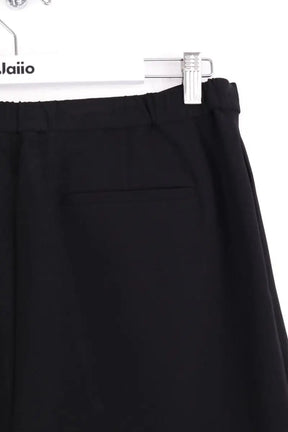 Pantalon droit Theory Noir en Synthétique