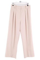 Pantalon droit Tommy Hilfiger Beige en Synthétique, taille M - Seconde Main
