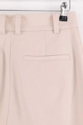 Pantalon droit Tommy Hilfiger Beige en Synthétique