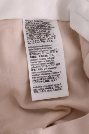 Pantalon droit Tommy Hilfiger Beige en Synthétique