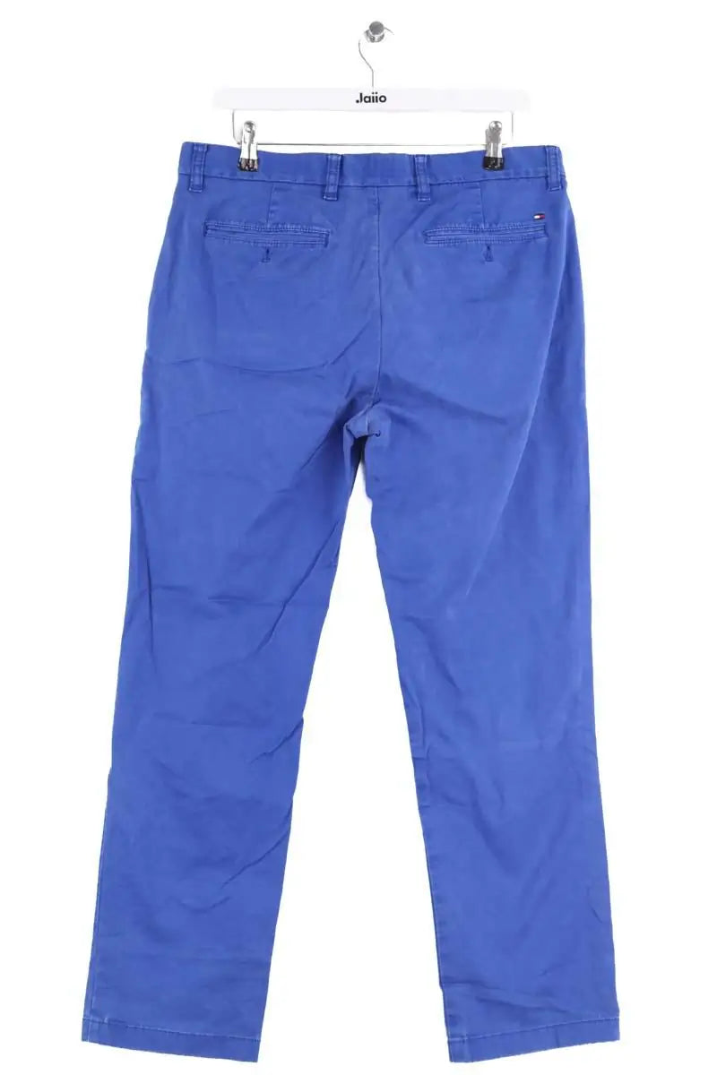 Pantalon droit Tommy Hilfiger Bleu en Coton