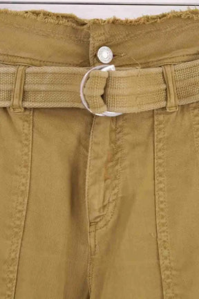 Pantalon droit Vanessa Bruno Kaki en Coton