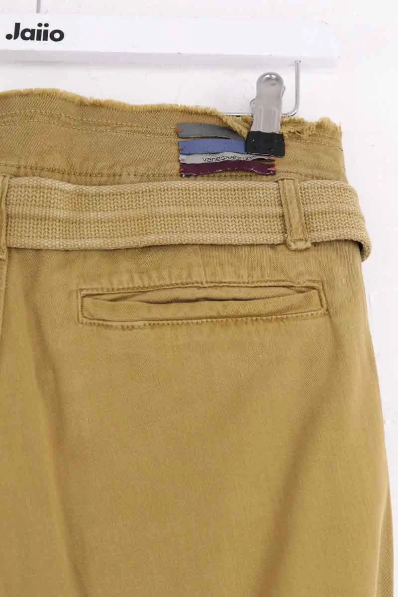 Pantalon droit Vanessa Bruno Kaki en Coton