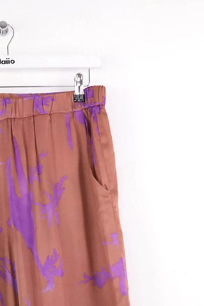 Pantalon droit Vanessa Bruno Marron en Viscose