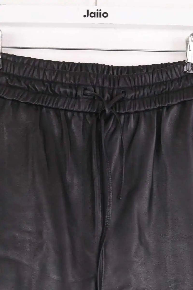 Pantalon droit Vanessa Bruno Noir en Cuir