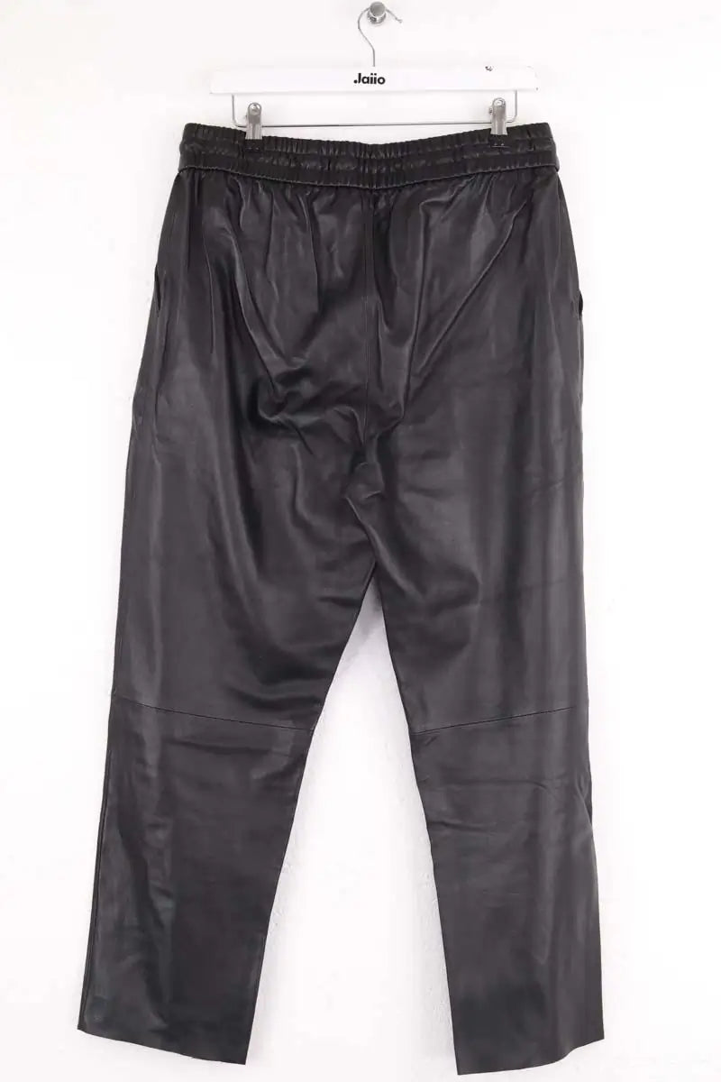 Pantalon droit Vanessa Bruno Noir en Cuir