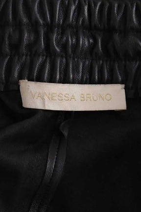 Pantalon droit Vanessa Bruno Noir en Cuir