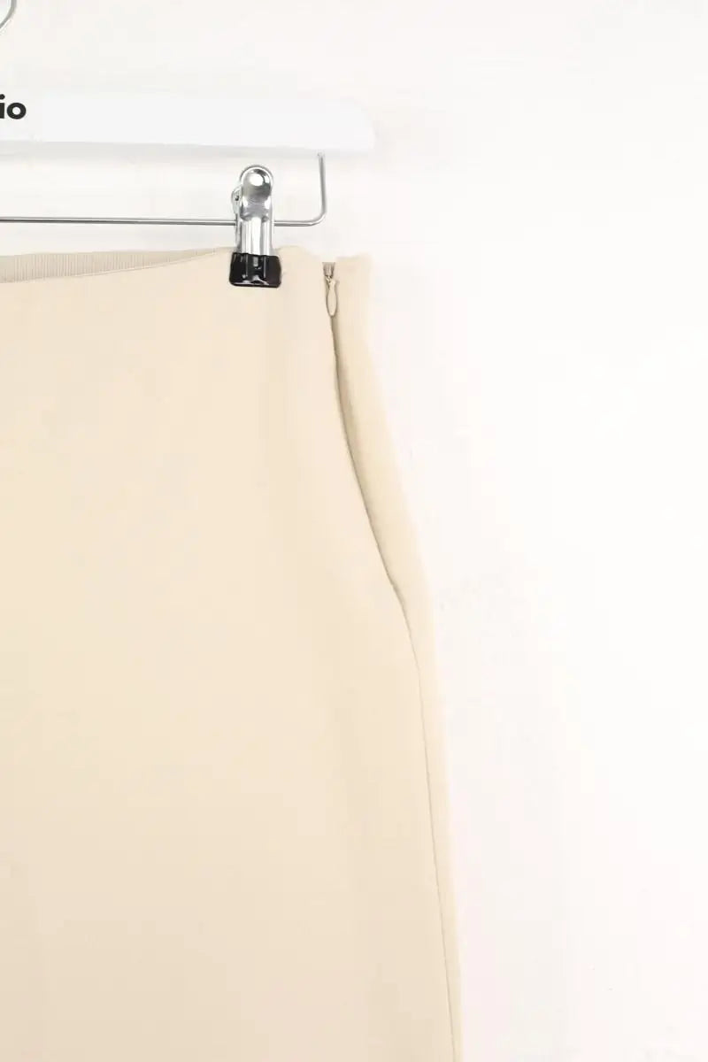 Pantalon droit Vince Ecru en Coton