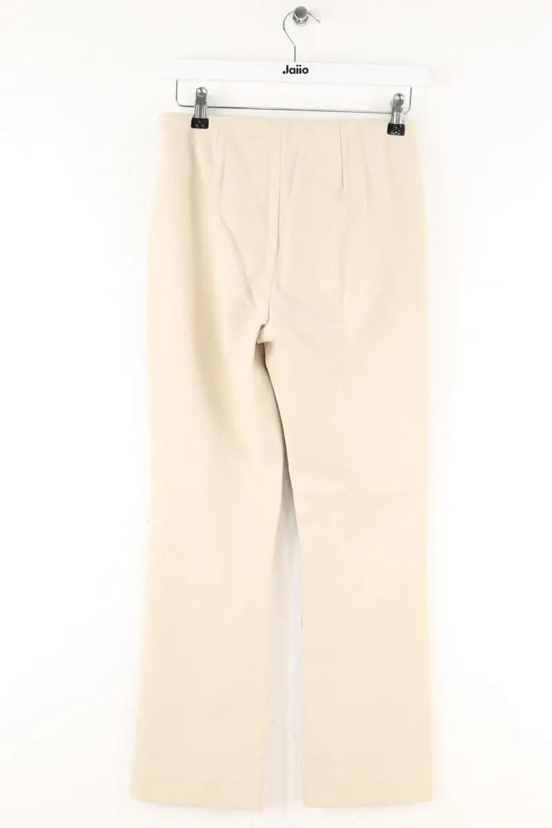 Pantalon droit Vince Ecru en Coton