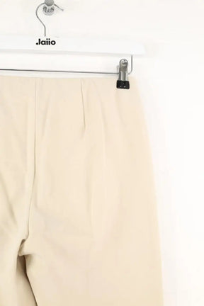 Pantalon droit Vince Ecru en Coton