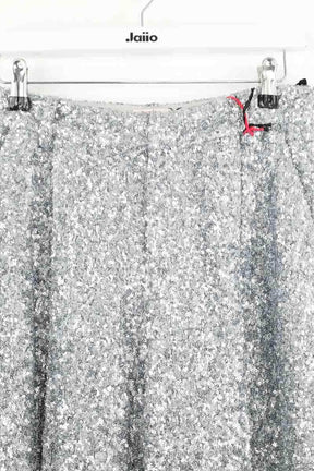 Pantalon droit Zadig & Voltaire Argent en Synthétique