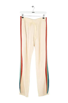 Pantalon droit Zadig & Voltaire Beige en Synthétique, taille L - Seconde Main