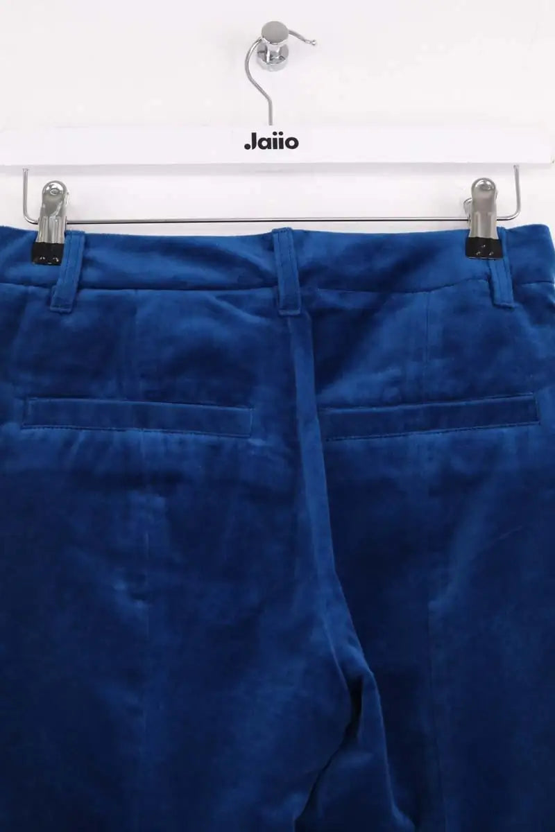 Pantalon droit Zadig & Voltaire Bleu en Velours