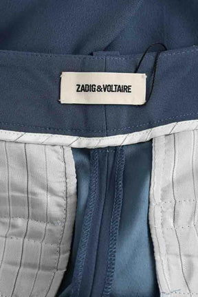 Pantalon droit Zadig & Voltaire Bleu en Viscose