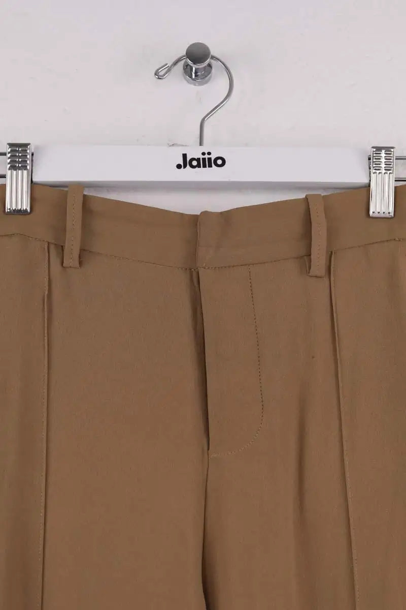 Pantalon droit Zadig & Voltaire Camel en Viscose