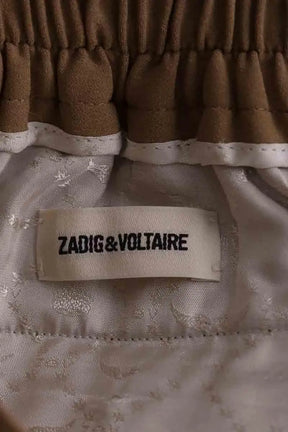 Pantalon droit Zadig & Voltaire Camel en Viscose