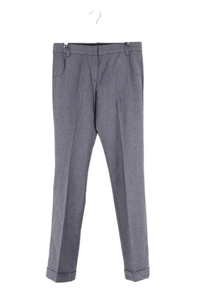 Pantalon droit Zadig & Voltaire Gris en Laine, taille M - Seconde Main