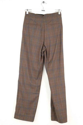 Pantalon droit Zadig & Voltaire Marron en Laine