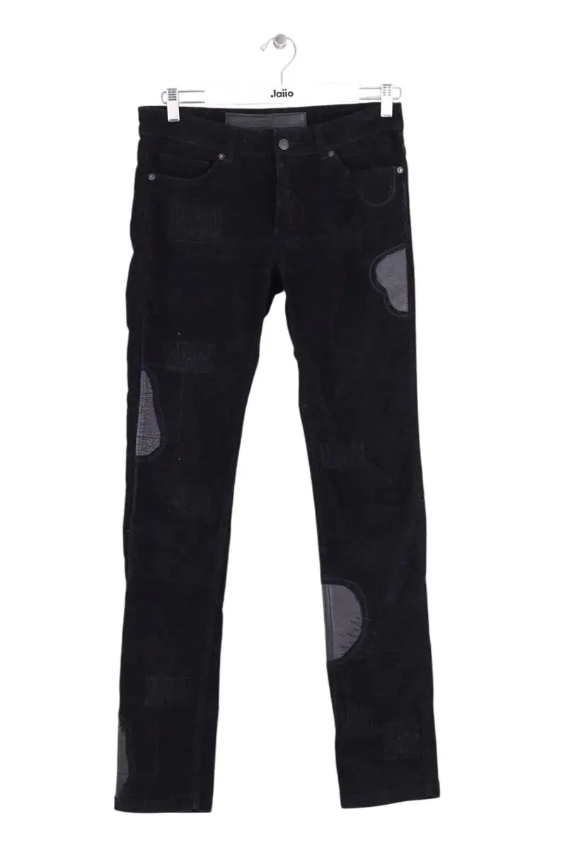 Pantalon droit Zadig & Voltaire Noir en Coton, taille M - Seconde Main