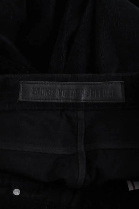 Pantalon droit Zadig & Voltaire Noir en Coton