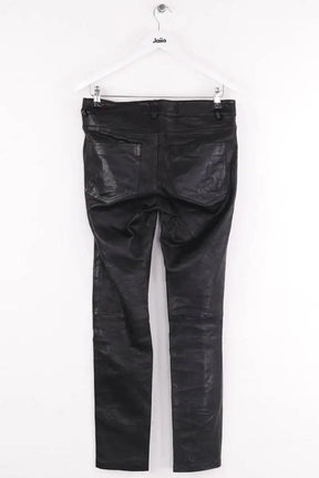 Pantalon droit Zadig & Voltaire Noir en Cuir