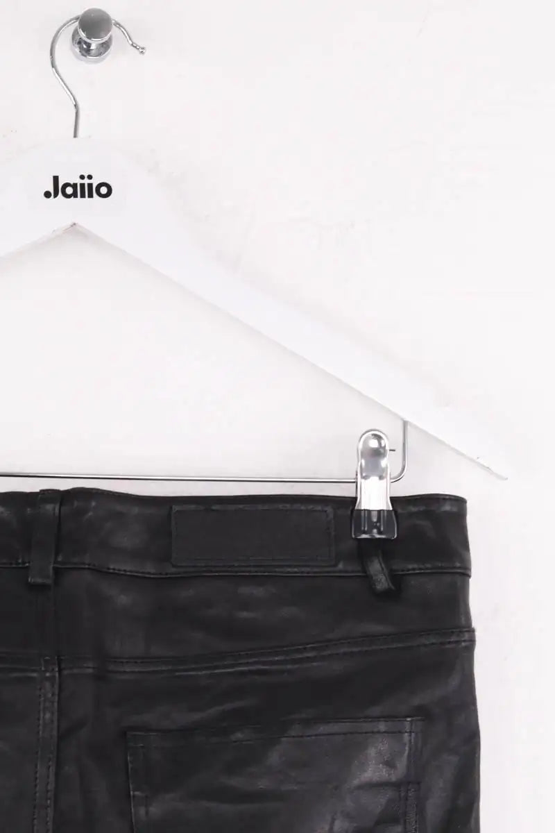 Pantalon droit Zadig & Voltaire Noir en Cuir