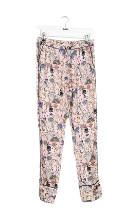 Pantalon droit Zadig & Voltaire Rose en Synthétique, taille M - Seconde Main