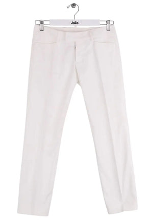 Pantalon Dsquared2 Blanc en Synthétique, taille S - Seconde Main
