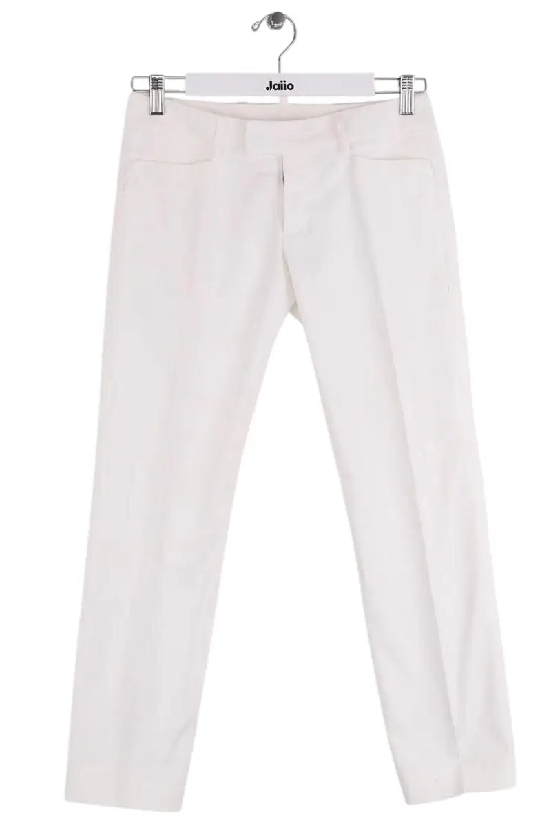 Pantalon Dsquared2 Blanc en Synthétique, taille S - Seconde Main