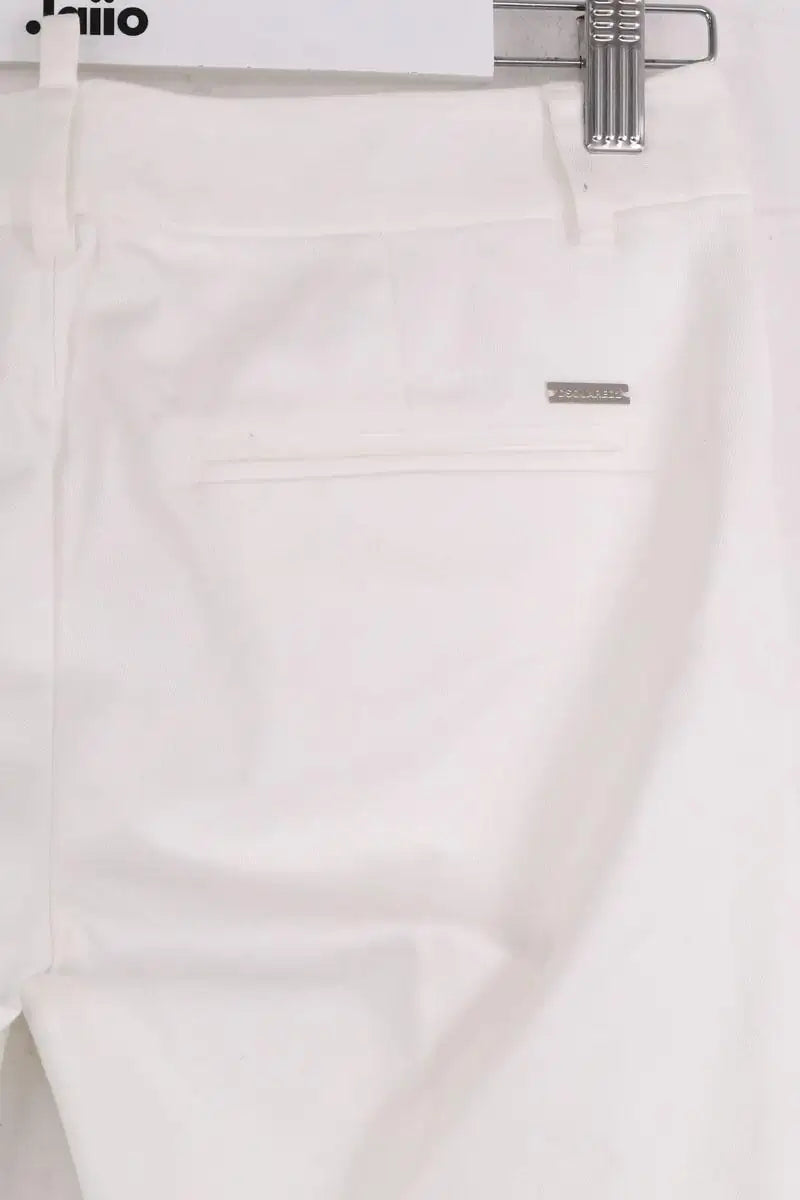 Pantalon Dsquared2 Blanc en Synthétique