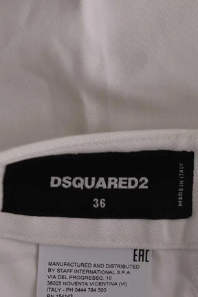 Pantalon Dsquared2 Blanc en Synthétique