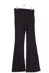 Pantalon Frame The Jet Set Flare Noir en Coton, taille S - Seconde Main