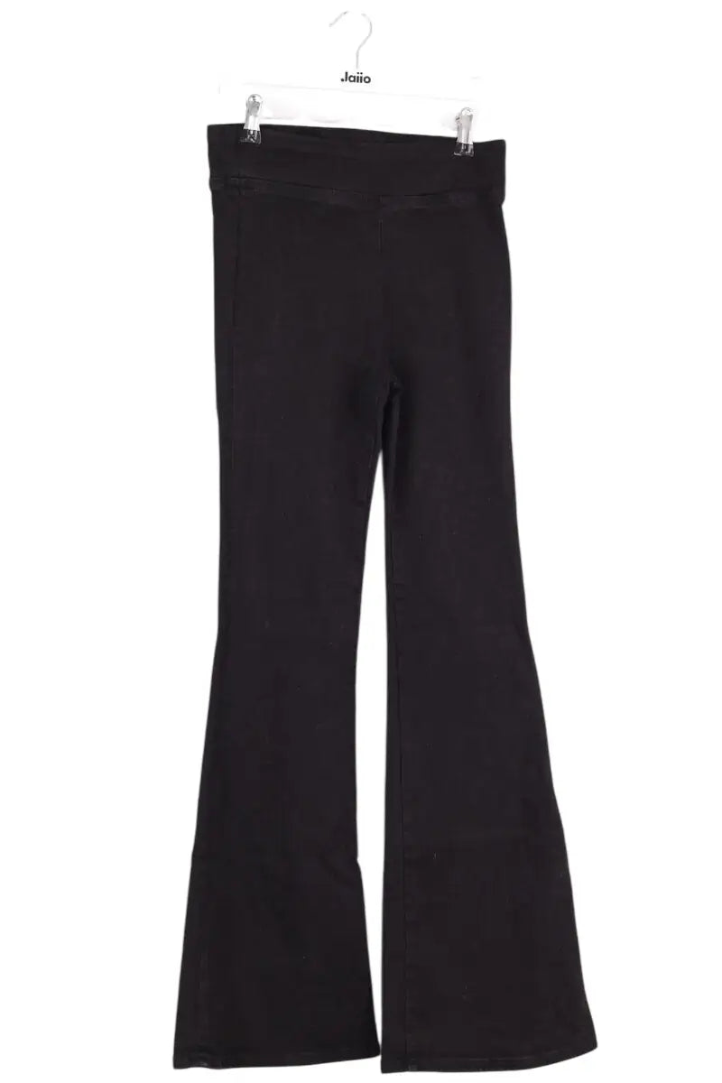 Pantalon Frame The Jet Set Flare Noir en Coton, taille S - Seconde Main
