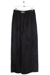 Pantalon Ganni Noir en Synthétique, taille M - Seconde Main
