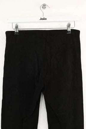 Pantalon Iro Noir en Daim