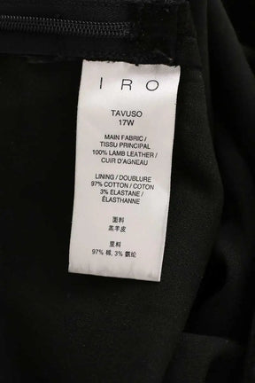 Pantalon Iro Noir en Daim