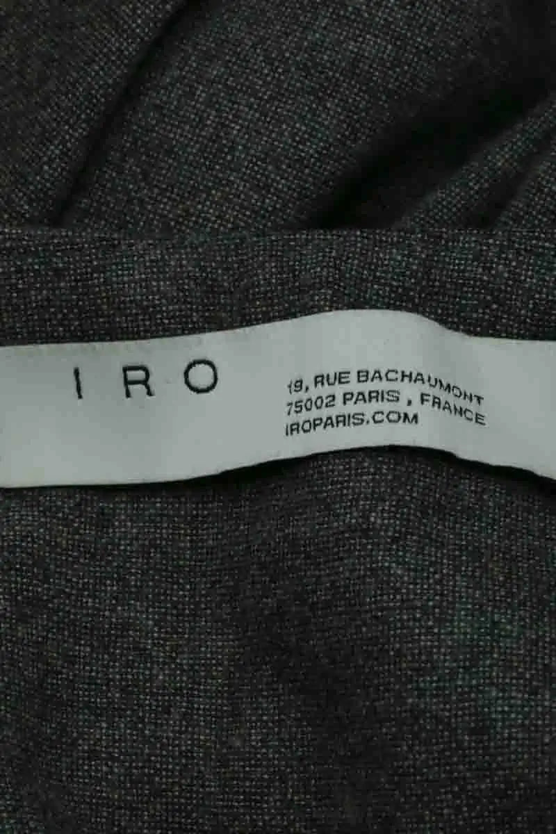 Pantalon Iro Time Gris en Laine