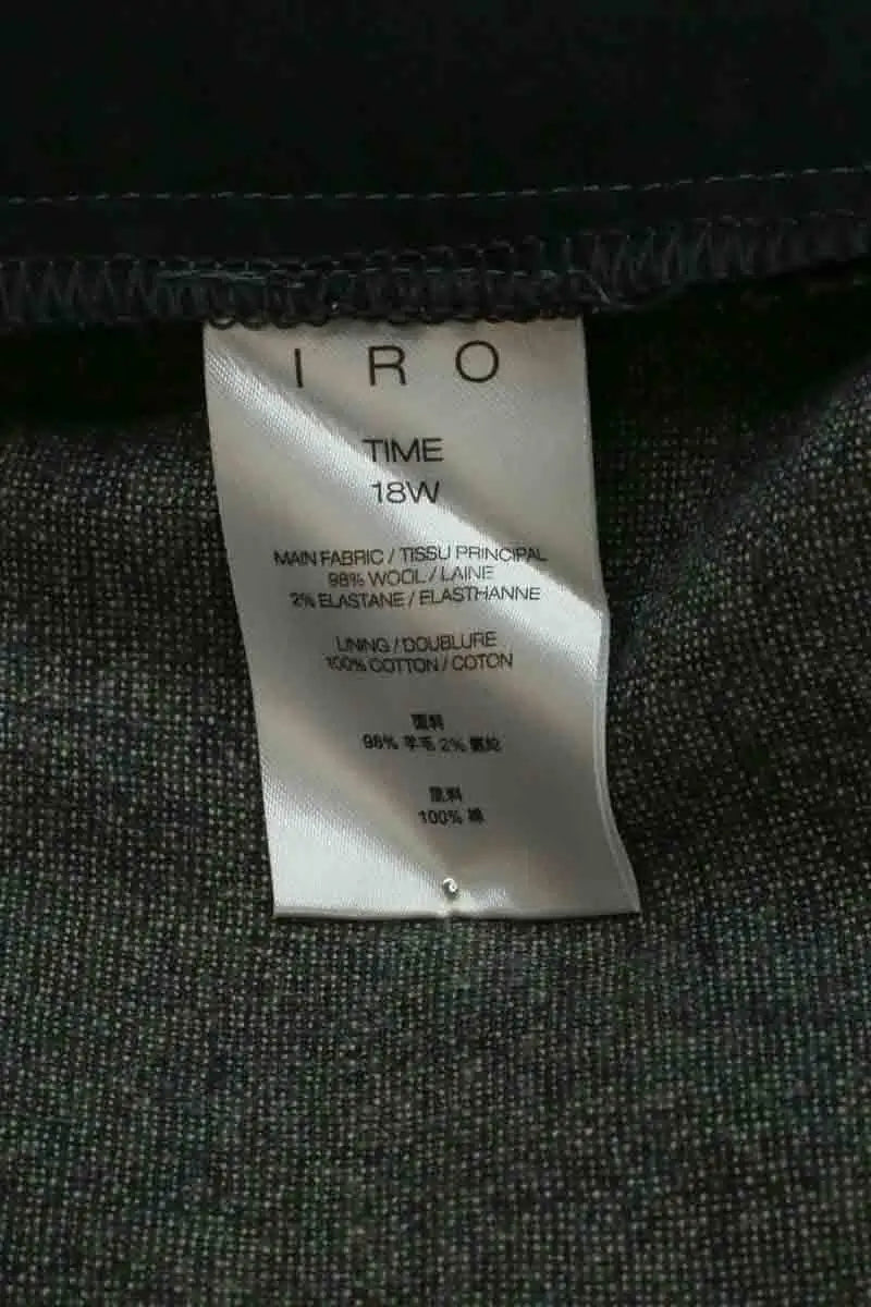 Pantalon Iro Time Gris en Laine