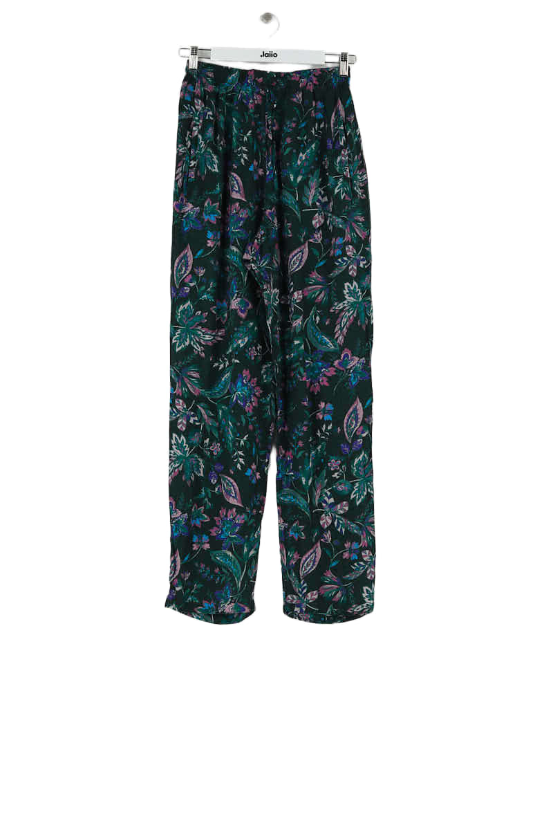 Pantalon Isabel Marant Étoile Vert en Viscose, taille M - Seconde Main