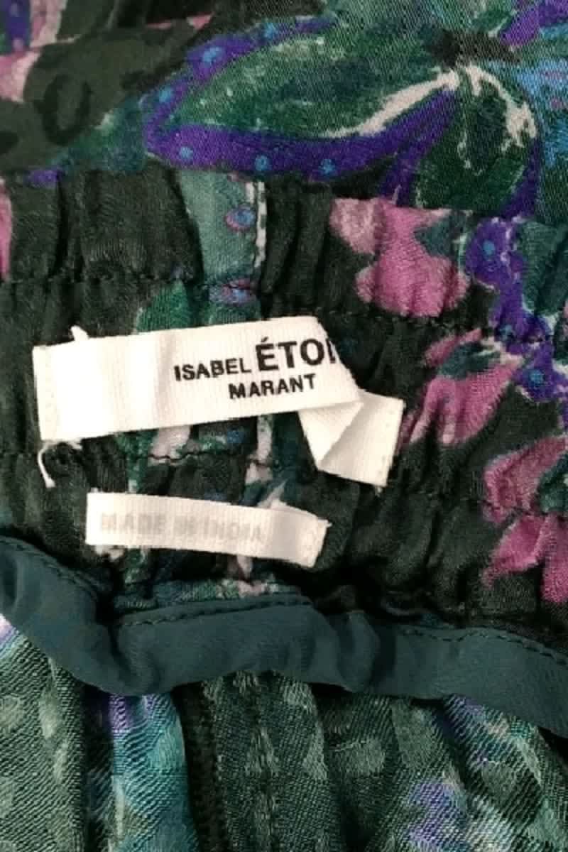 Pantalon Isabel Marant Étoile Vert en Viscose
