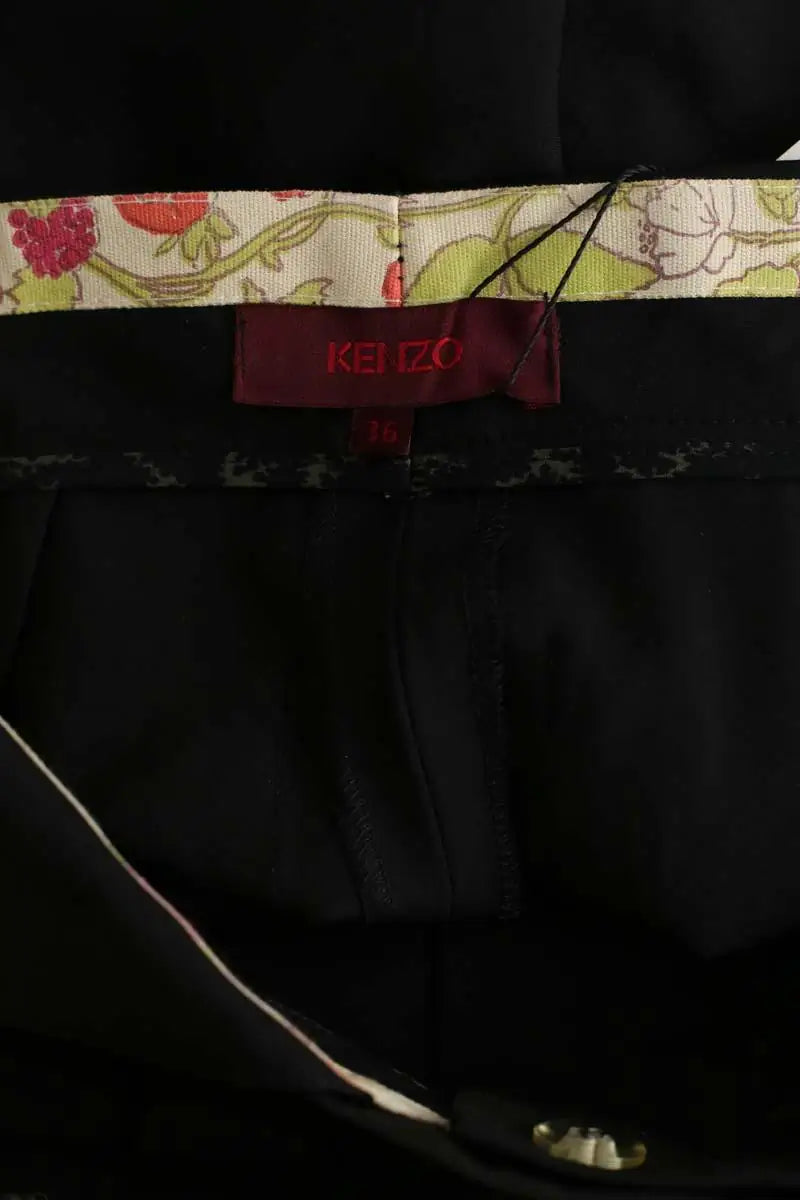 Pantalon Kenzo Noir en Laine
