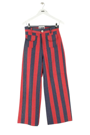 Pantalon La Veste Rouge en Coton, taille M - Seconde Main